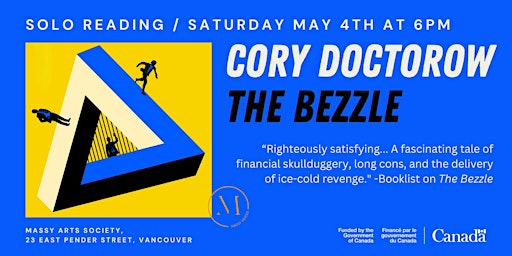 Primaire afbeelding van Solo Reading / Cory Doctorow: The Bezzle