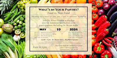 Imagem principal do evento What's in Your Pantry? Food vs. Non-Food