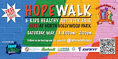 Imagen principal de 21st Annual Hands4Hope LA HopeWalk & Kid's Activity Fair