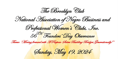 Primaire afbeelding van The Brooklyn Club 56th Annual Founders Day