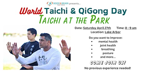 World Taichi & QiGong Day Taichi at the Park