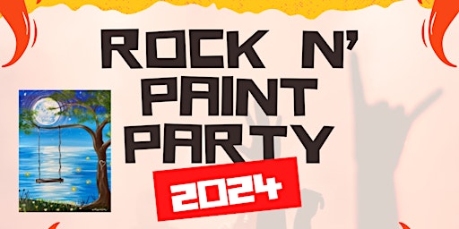 Imagem principal de Rockn’ Paint Party - Painting for a cause - to benefit the AMERICAN CANCER SOCIETY