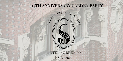 115th Anniversary Garden Party