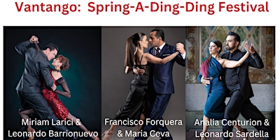 Primaire afbeelding van VANTANGO:  Spring-A-Ding-Ding 2024 Tango Festival