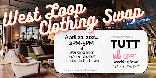 Primaire afbeelding van Earth Day Clothing Swap by TUTT with WLCO & Working From_