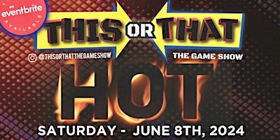 Imagem principal de This Or That The Game Show , June 8th