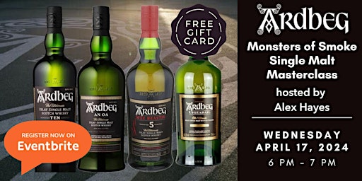 Imagen principal de Ardbeg Monsters of Smoke Single Malt Masterclass