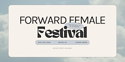 Forward Female Festival primary image