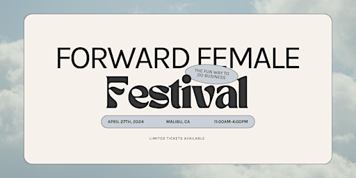 Immagine principale di Forward Female Festival 