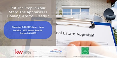 Immagine principale di Put The Prep In Your Step:  The Appraiser Is Coming, Are You Ready? 