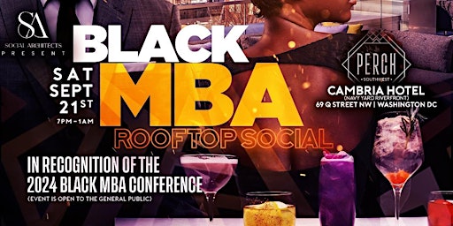THE SUNSET SOCIAL - BLACK MBA ROOFTOP SOCIAL primary image