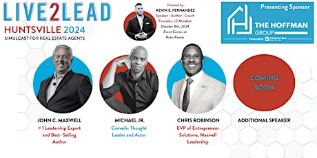 John Maxwell's "Live2Lead" Simulcast for Real Estate Agents Hosted by Kevin Fernandez