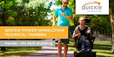 Imagem principal do evento Quickie Power Wheelchair Technical Training
