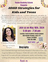 Primaire afbeelding van Fusion Academy Folsom: ADHD Strategies for Kids and Teens