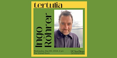 Tertulia with Ingo Rohrer primary image