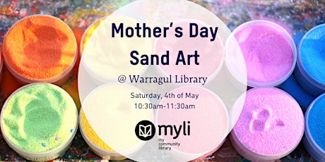 Primaire afbeelding van Mother's Day Sand Art @ Warragul Library