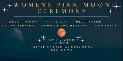 Imagem principal de Embrace the Pink Moon: A Women’s Full Moon Ceremony
