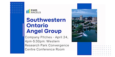 24 April 2024 - SWO Angels Pitch Event primary image