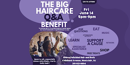 Imagem principal do evento The Big Hair Care Q&A Benefit