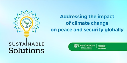 Addressing the impact of climate change on peace and security globally