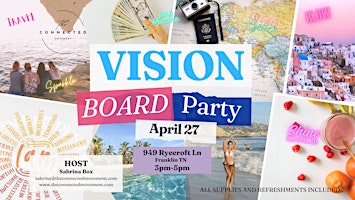 Image principale de Vision Board Party