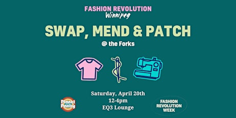 Imagem principal do evento Fashion Revolution Swap, Mend & Patch
