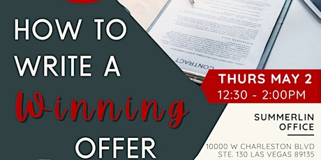 How To Write A Winning Offer