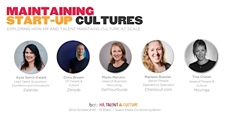 Maintaining Start-up Cultures (Berlin Meet-up) primary image