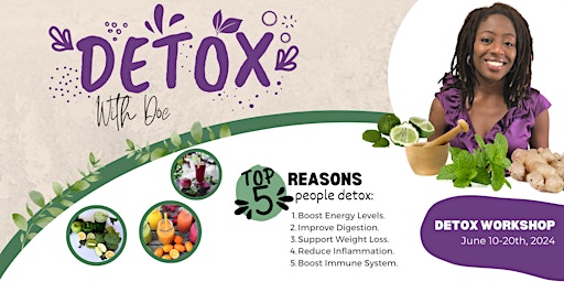 Primaire afbeelding van Detox With Doc: 10 Day Detoxification Workshop
