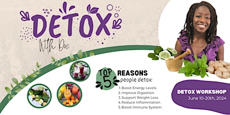 Detox With Doc: 10 Day Detoxification Workshop