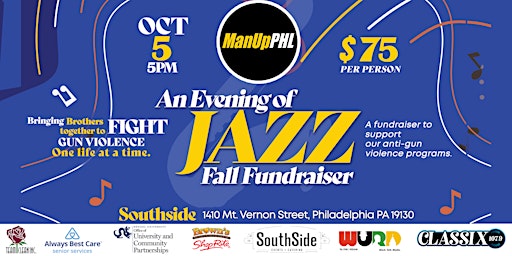 An Evening of Jazz ManUpPHL Fundraiser  primärbild