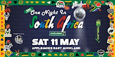 Hauptbild für One Night in South Africa  East Auckland @ Applejacks 2024