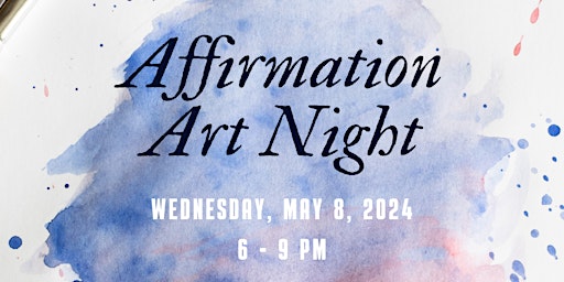 Primaire afbeelding van Affirmation Art Paint Night