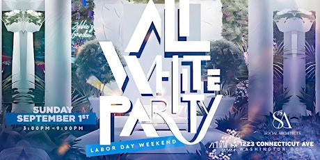 ALL WHITE PARTY - LABOR DAY WEEKEND @ ZEBBIES GARDEN primary image