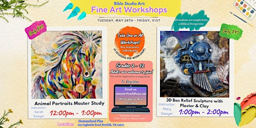 Spring Fine Arts Workshops primary image