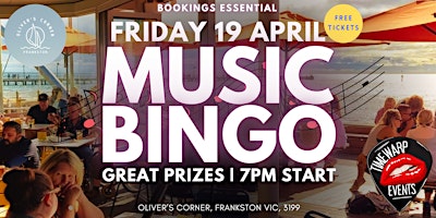 Imagem principal de Music Bingo @ Oliver’s Corner