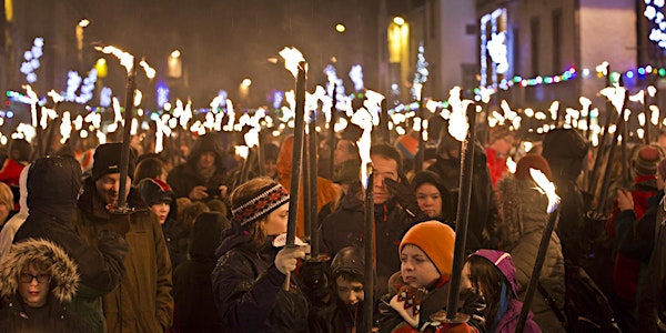 Peebles Hogmanay Torchlight Procession 2019