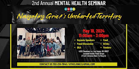 2nd Annual Mental Health Seminar: Navigating Grief's Uncharted Territory