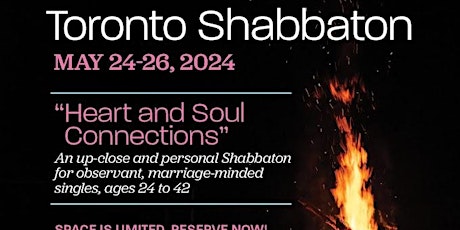 Toronto Shabbaton May 24-26, 2024 primary image