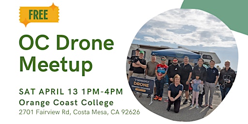 OC Drone Meetup - April - DJI Agras Drone and FPV Racing primary image