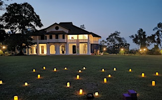 Primaire afbeelding van Relaxing Hatha Yoga Class at the Botanic Garden with magical candlelights