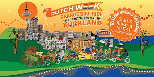 Dutch Week Orange Bike Ride - Auckland  primärbild