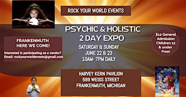 Image principale de 2 Day Psychic & Holistic Expo in Frankenmuth!