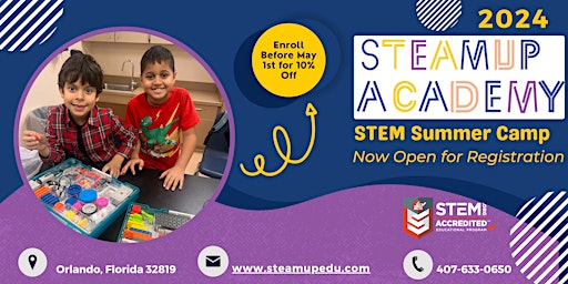 STEAMUP Academy's STEM Summer Camp primary image