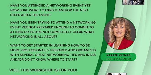 NETWORKING SKILLS WORKSHOP:  Create More Connections & Opportunities! primary image