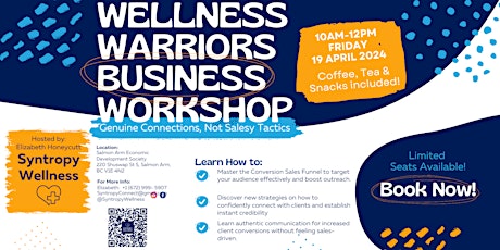 Wellness Warriors Business Workshop [Salmon Arm]