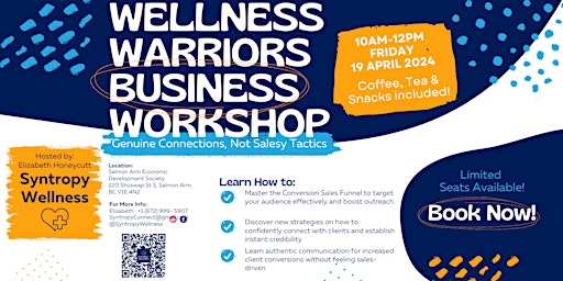 Image principale de Wellness Warriors Business Workshop [Salmon Arm]