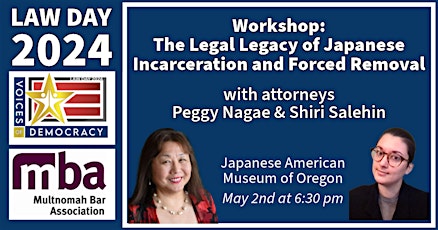 Workshop: The Legal Legacy of Japanese Incarceration and Forced Removal