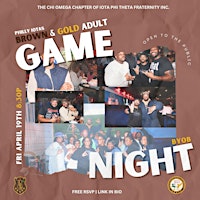 Brown and Gold Adult Game Night primary image