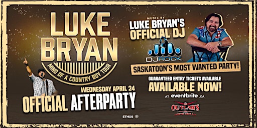 Imagem principal de Outlaws present the OFFICIAL LUKE BRYAN AFTERPARTY with DJ ROCK